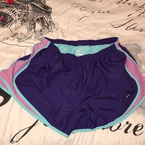 Nike shorts XL purple and blue